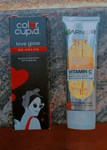 Garnier Serum Cleanser and Color cupid BB Cream