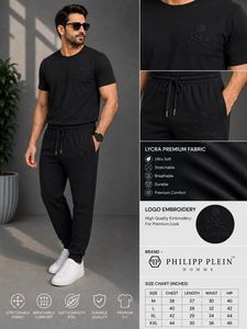 Philipp Plein Homme Black Tracksuit Set