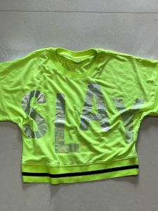 Neon Green "SLAY" Graphic Sweatshirt