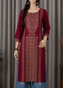 Maroon kurti