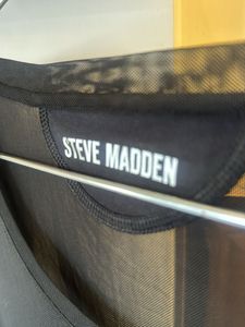 Steve Madden Sheer Mesh Long Sleeve Top