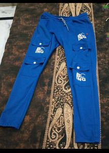 Blue Cargo Pants