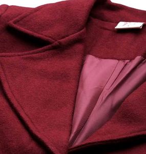 Chic Maroon Long Coat