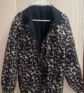 Reversible 2-way Vintage Leopard Print Jacket
