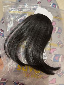 Black Fringes Extension Clip-In Bangs