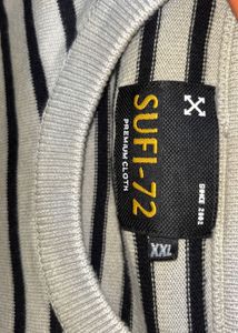 Men's Striped Crew Neck Sweater