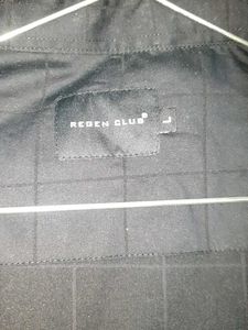 Men's Black Short Sleeve Grid Shirt