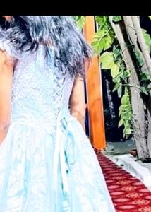 Stunning Blue Embellished Gown