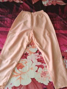 Peach Embroidered Kurta