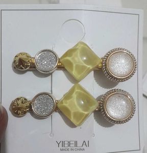 Chic Geometric Hair Clips Set