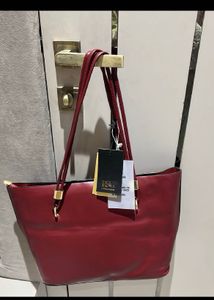 Chic Maroon Tote Bag