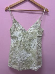 Elegant Floral Print y2k Top