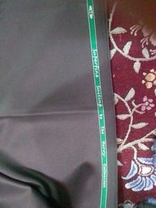 Solid Grey Unstitched suiting Material