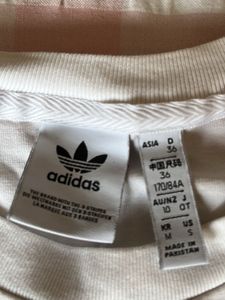 Adidas White Trefoil Logo T-Shirt size US S