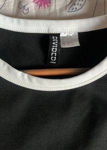 h&amp;m combo Black &amp; White Tank Tops (Set of 2)
