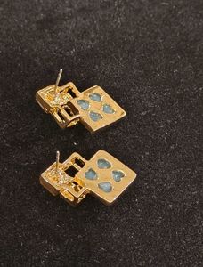 Geometric Gold Toned Earrings