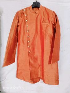 📣 FLASH SALE – Ethnic Kurta for Men (Orange) 🧡