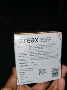 Streax Bright &amp; Shine Face Creme ✨