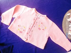 Cute Pink Baby Cardigan