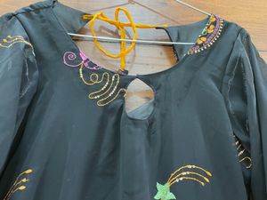 Ethnic Floor Length Gown Unused