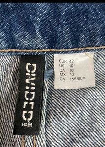 h&amp;m High Waisted Wide Leg Jeans