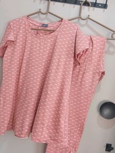 Cozy Pink Pajama Set Very Comfortable