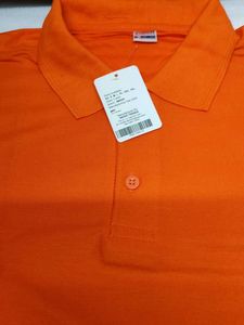 Orange Polo T-Shirt by INKKA
