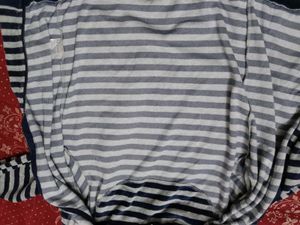 Striped Zip-Up Hoodie