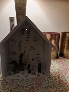 Unique Lighted House Diorama