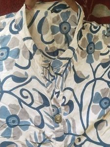 Floral Print Button-Down Dress