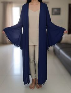 🌸Stylish Navy Blue Pom-Pom Shrug