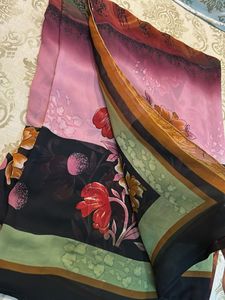 printed multi colour saree