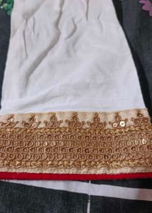 Embroidered White Kurta