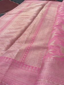 beautiful pink saree festive wear