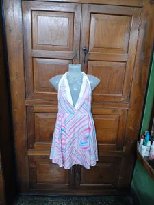 Chic Pink &amp; Blue Abstract Playsuits