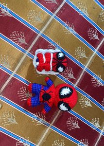 Handmade Spiderman Amigurumi Charm