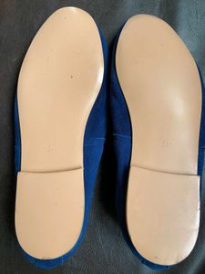GALIN Deep Royal Blue Ballet Flats