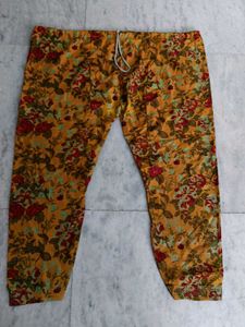New Vintage Floral Print Kurta Pajama Set