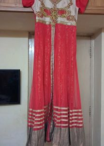 Elegant Peach Kurta Set