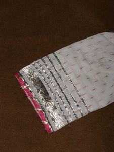 Elegant White Kurta with Floral Embroidery