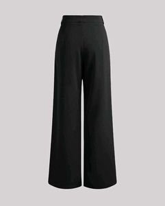 Wide Leg Black Trousers