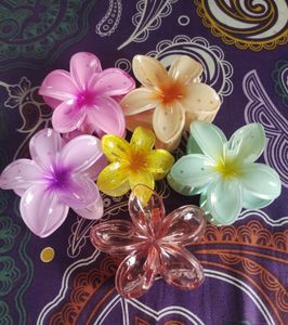 Floral Hair Claw Clips