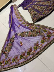 Celebrity style Purple Lehenga Choli