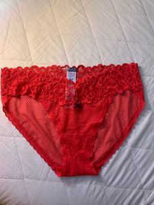 Red Lace Briefs