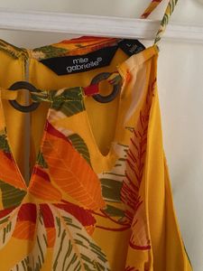 Tropical Print Dress Sleeveless
