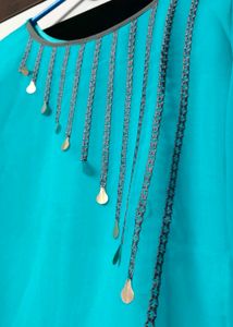 Elegant Blue Asymmetrical kurta