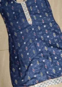 Blue Printed Kurta Patiala &amp; Dupatta Set | Women’s
