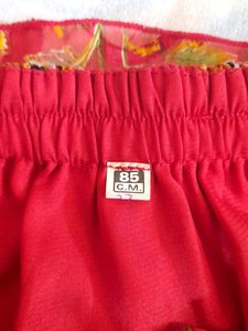 CLEARANCE SALE! FULL FLARED CORAL Y2K SKIRT 🧡🌼