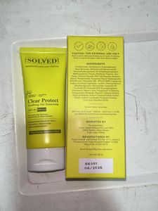 The SOLVED SKIN Clear Protect Sunscreen