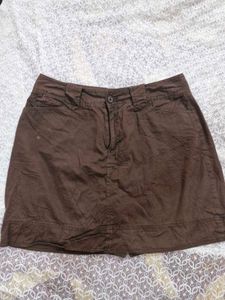 Brown skort
